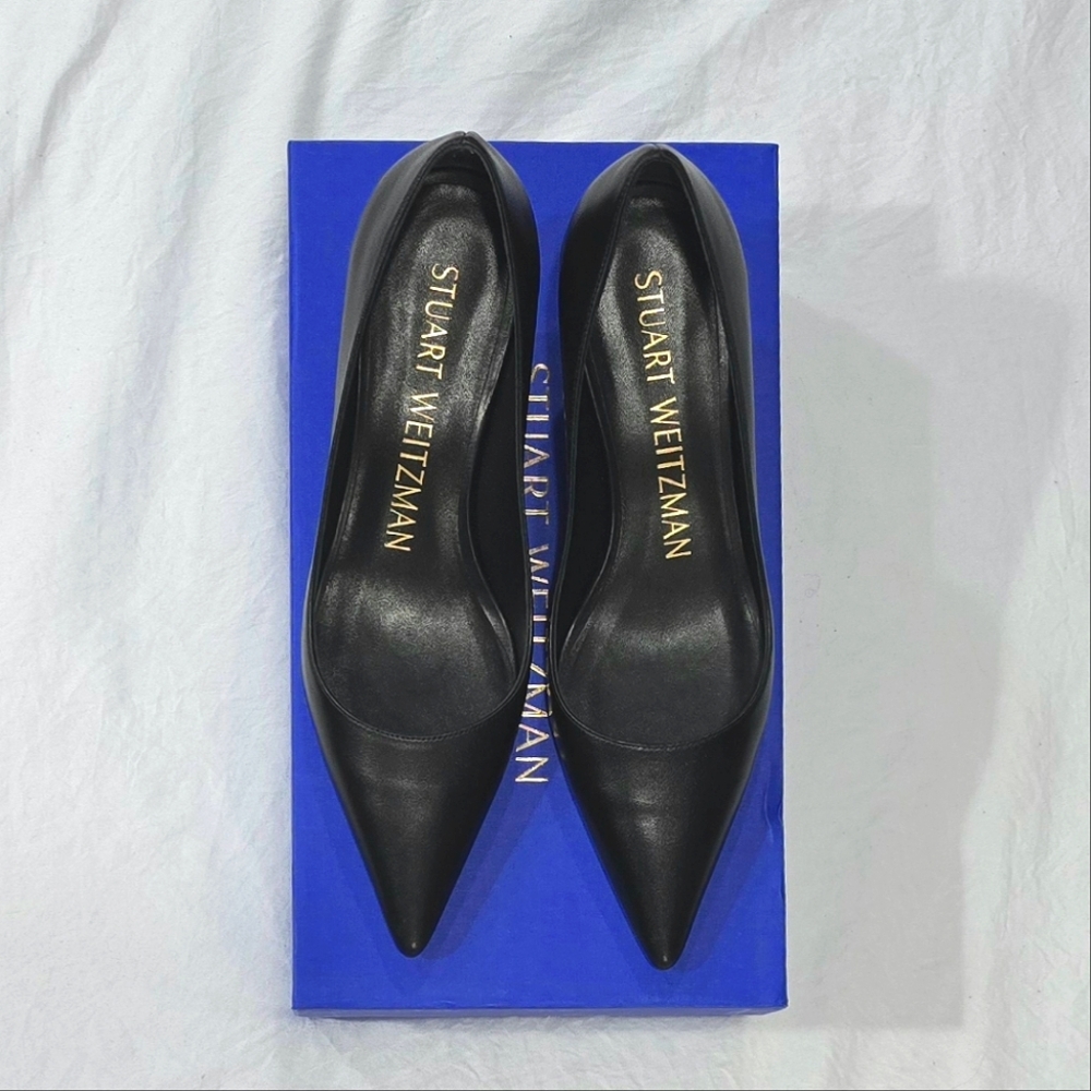 Stuart Weitzman Black Stuart 50 Pump